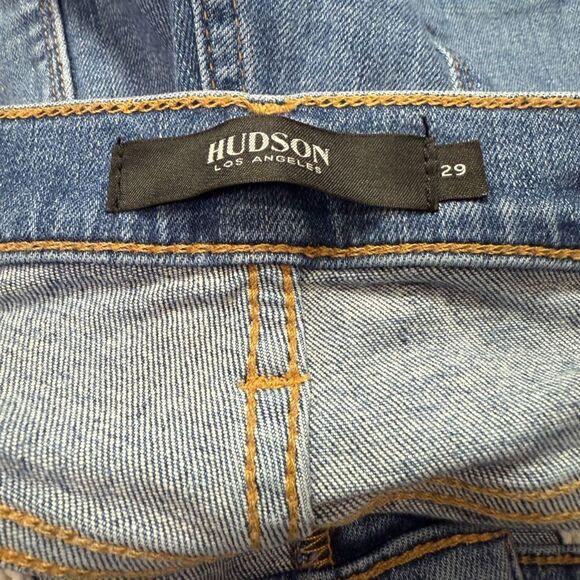 Hudson Nico Rolled Straight Jeans - Picture 9 of 9